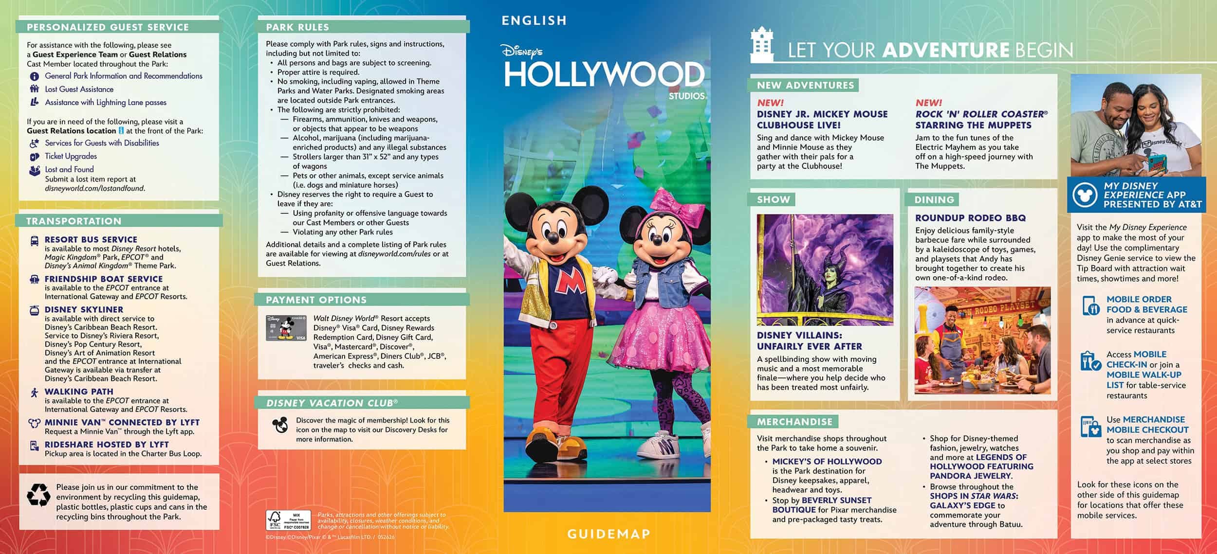 New Attractions, Maybe a New Land, New Map for Disney's Hollywood ...