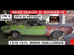 FOR SALE 20 Different 1970-1974 Dodge Challenger 10k & Under