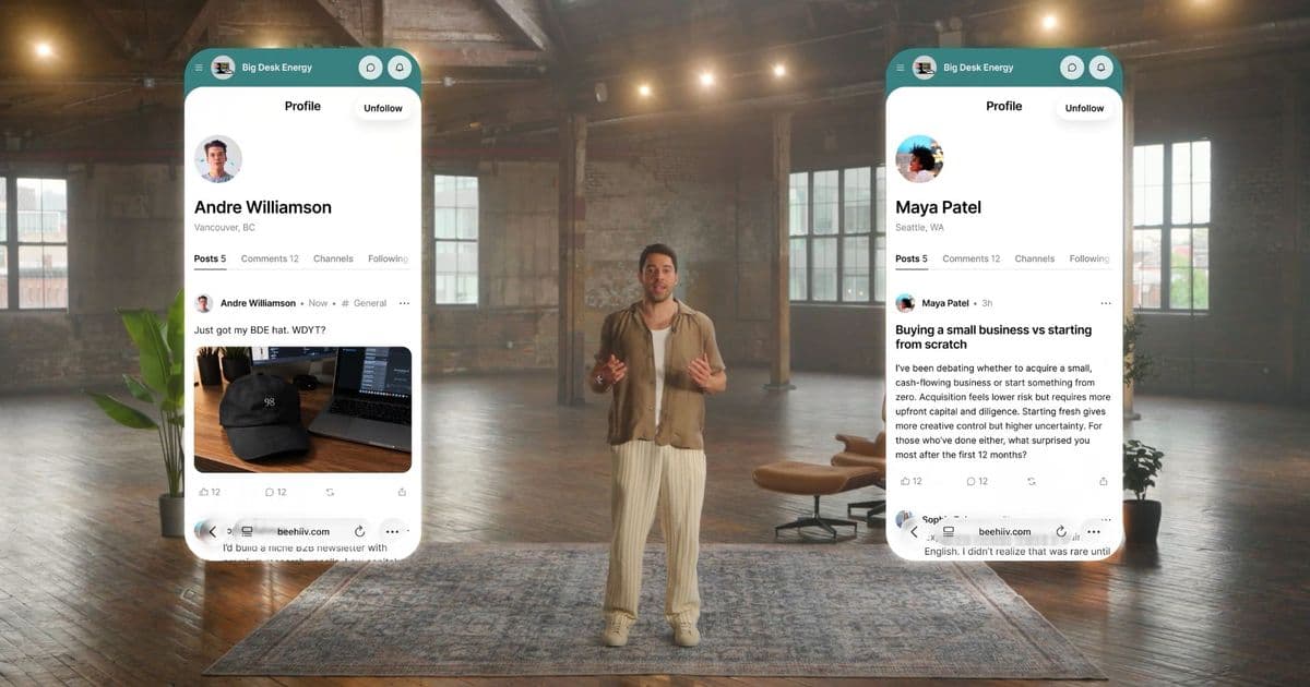 Beehiiv launches community platform alongside AI and ...
