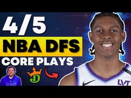DraftKings NBA DFS Top Core Plays & Winning Lineup Strategy for Sunday, April 5th, 2026