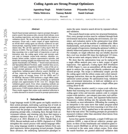 @omarsar0 reposted: Banger paper from Microsoft on prompt optimization.

(bookmark it)

The claim th...