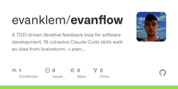 EvanFlow – A TDD driven feedback loop for Claude Code