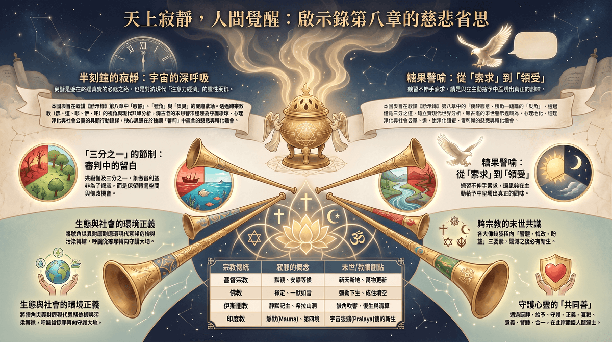 天上寂靜二刻，人間號角長鳴——《啟示錄》第八章的沉默