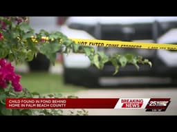 Child removed from pond in Palm Beach County