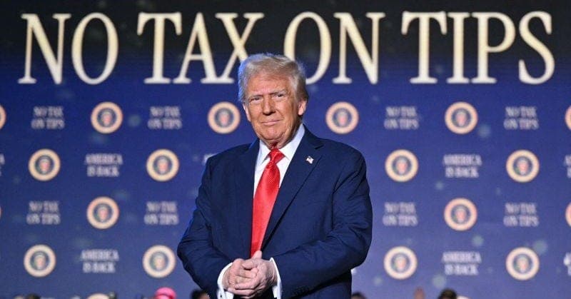 New “No Tax on Tips” Deduction Could Cut Workers’ Federal Tax Bill by $1,400 on Average