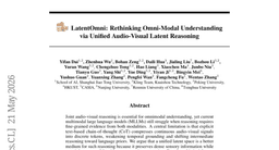 LatentOmni: Rethinking Omni-Modal Understanding via Unified Audio-Visual Latent Reasoning