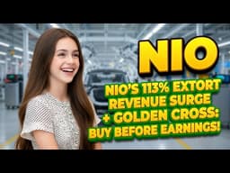 NIO's 113% Revenue Surge + Golden Cross: Buy Before Earnings! | NIO Stock Analysis