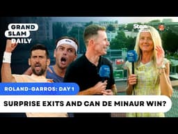 SHOCK exits from Roland-Garros, Djokovic is BACK, and can De Minaur win?! Grand Slam Daily
