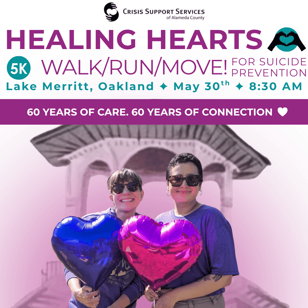 Healing Hearts Day 2026: Walk/Run/Move for Suicide Prevention (Oakland)