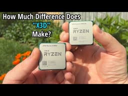 Gaming with the Ryzen 5 5500X3D, and comparing it to the standard 5500