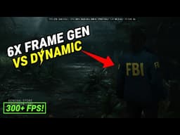 DLSS 4.5 Explained: 6X Fixed vs Dynamic Frame Generation (Alan Wake 2)