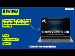 Samsung Galaxy Book5 360 Review 🔥 Best AI 2-in-1 Laptop 2026? (AMOLED + Copilot AI)