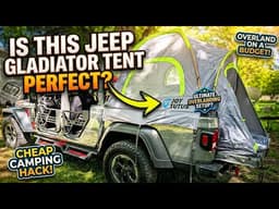 Jeep Gladiator CHEAP Truck Bed Tent | Joytutus EASY Setup tent install and review