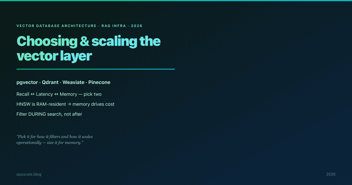 Vector Database Architecture: Choosing & Scaling (2026)