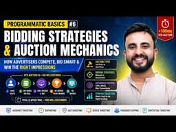 Video 6: Programmatic Bidding Strategies Explained | RTB, Auction Types & Smart Bidding