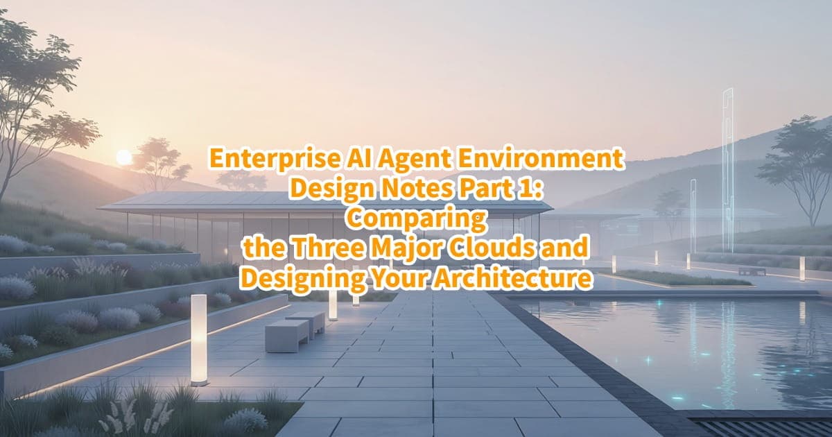 Enterprise AI Agent Environment Design Notes Part 1: Comparing the Three Major Clouds and Designing Your Architecture | hidekazu-konishi.com
