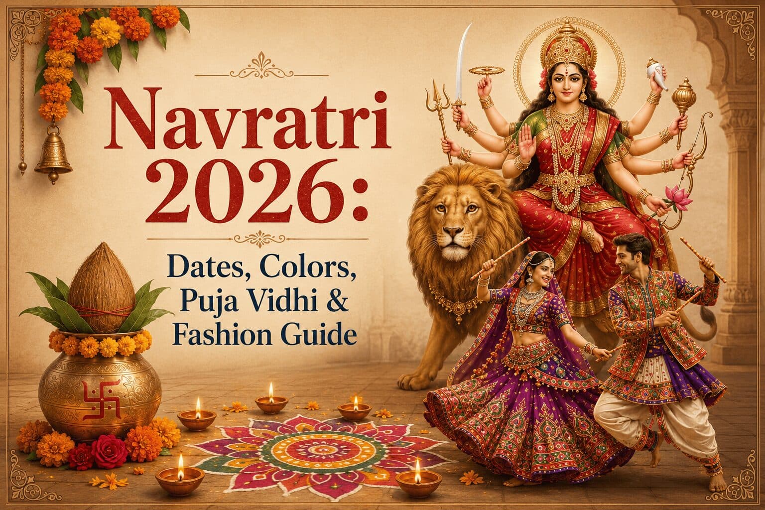 Navratri 2026: Dates, Colors, Puja Vidhi & Fashion Guide