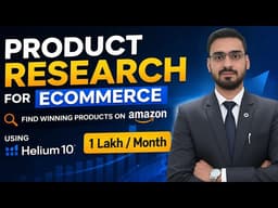 Product Research for Ecommerce  | Find Winning Products On Amazon | Using Helium 10!