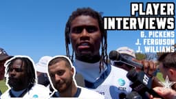 "Greatest Offense There Is" Cowboys Offense Reacts to Day 2 of Training Camp | Player Interviews