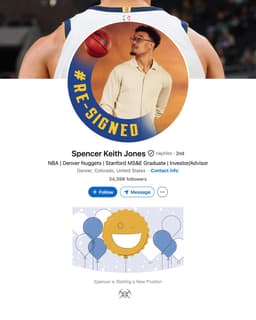 @nuggets: Time to update his profile 

We matched the offer sheet for Spencer Jones ✍️ https://t.co/1rWdQvwOyJ