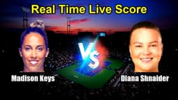 Madison Keys vs Diana Shnaider Live Score - French Open ...