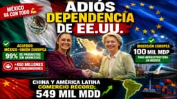 ¡MÉXICO CAMBIA EL TABLERO! SHEINBAUM Y ÚRSULA VON DER LEYEN UNEN LO QUE UN OCÉANO SEPARA