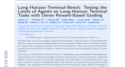 Long-Horizon-Terminal-Bench: Testing the Limits of Agents on Long-Horizon Terminal Tasks with Dense Reward-Based Grading