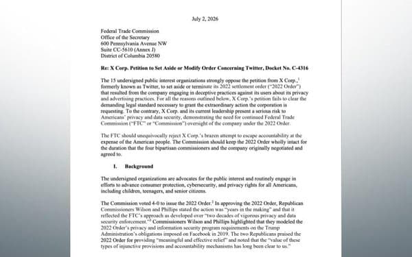 Musk Petition To Scrap FTC Order Draws Mixed Responses