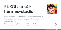 Web dashboard for Hermes Agent — multi-platform AI chat ...