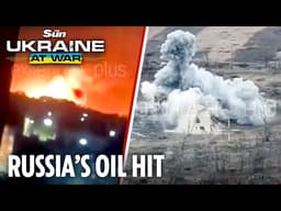 Ukrainian long range drones strike Lukoil refinery deep inside Russia