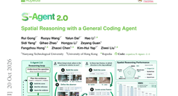 S-Agent 2.0: Spatial Reasoning with a General Coding Agent