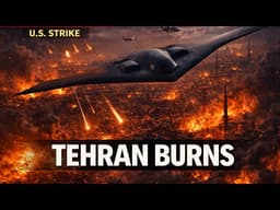 TEHRAN BURNS! U S  Navy Warships and F-35 Jets Launch Massive Strike Operation