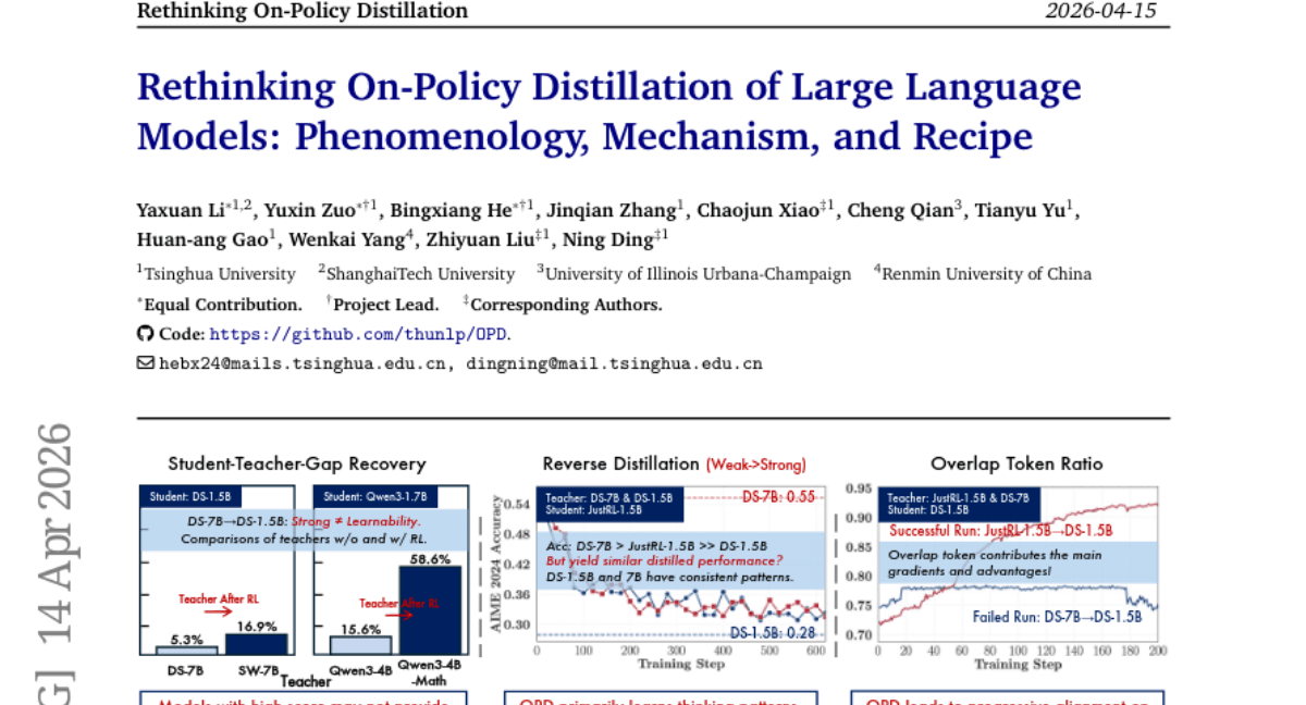 Rethinking On-Policy Distillation of Large Language Models: Phenomenology, Mechanism, and Recipe