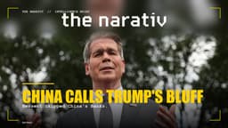 CHINA CALLS TRUMP'S BLUFF