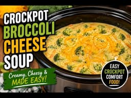 Cheap & Easy Broccoli Cheese Soup That Tastes Like Restaurant Style ( Crockpot)
