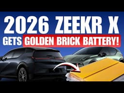 NEW 2026 Zeekr X Gets INSANE Geely Golden Battery 2.0 and Big Changes