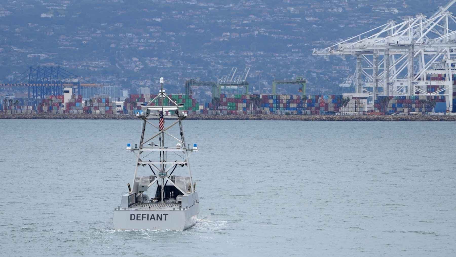 A 240-ton drone warship just ran 2100 miles across open ...