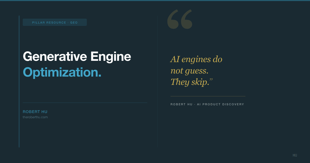 Generative Engine Optimization (GEO) and AI Product Discovery