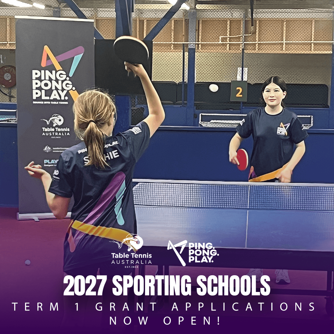 Ping. Pong. Play: 2027 Term 1 Grant Applications now open!