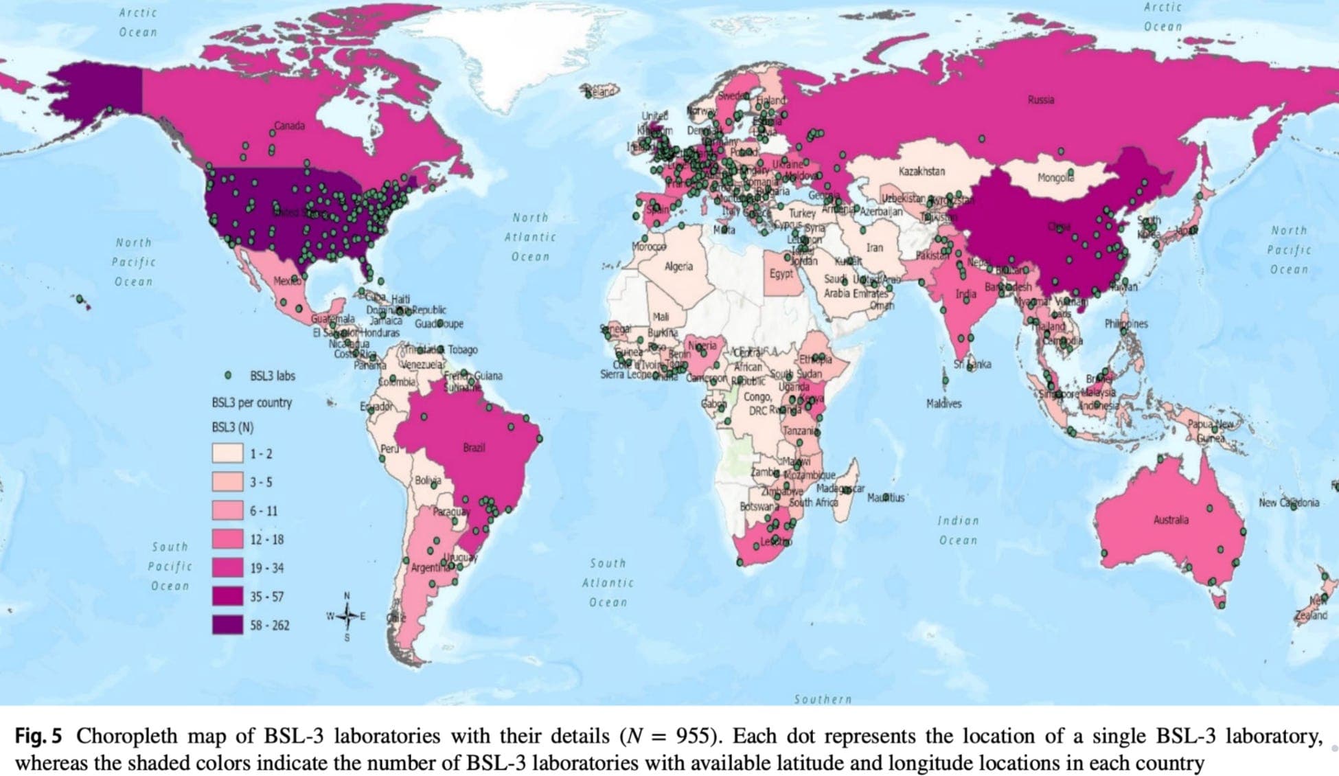 Study Finds 3,625 High-Containment Biolabs Worldwide — 73% Don't Disclose Their Locations or Pathogen Activities