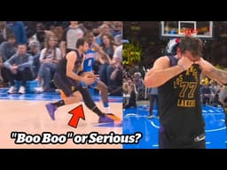 Luka Doncic Limps Off with Painful Hamstring Injury  - Doctor Explains