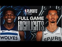 #6 TIMBERWOLVES at #2 SPURS | FULL GAME 1 HIGHLIGHTS | May 4, 2026