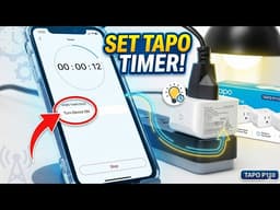 How to Set Timer on Tapo Smart Plug - QUICK STEP-by-STEP DEMO