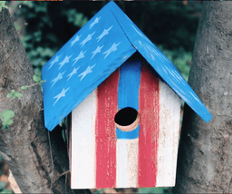Americana Birdhouse for the Backyard (Simple DIY Build)