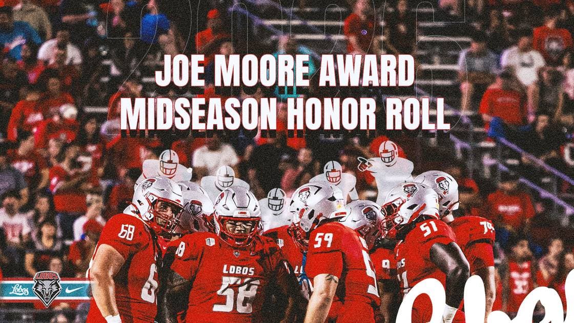 Lobo Offensive Line Named to Joe Moore Midseason ...