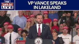 JD Vance speaks in Lakeland