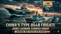 China's NEW Type 054B Frigate Just Joined the Liaoning ...