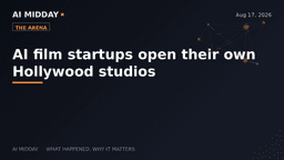 AI film startups open their own Hollywood studios - AI Midday