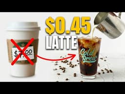 Avoid Canadian Latte for $7: How to Make Café-Quality Coffee for $0.45 At Home?