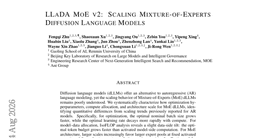 LLaDA MoE v2: Scaling Mixture-of-Experts Diffusion Language Models